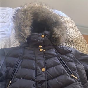 Gorgeous dark grey Michael Kors winter parka sz PM